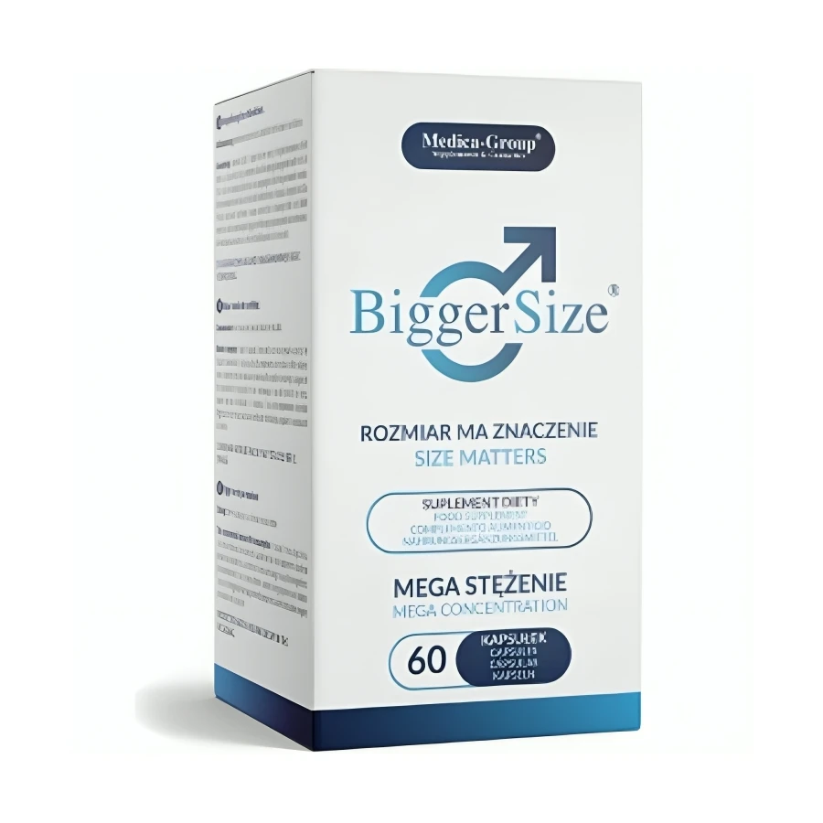 MEDICA GROUP - BIGGER SIZE PENIS ENLARGEMENT 60 CAPSULES